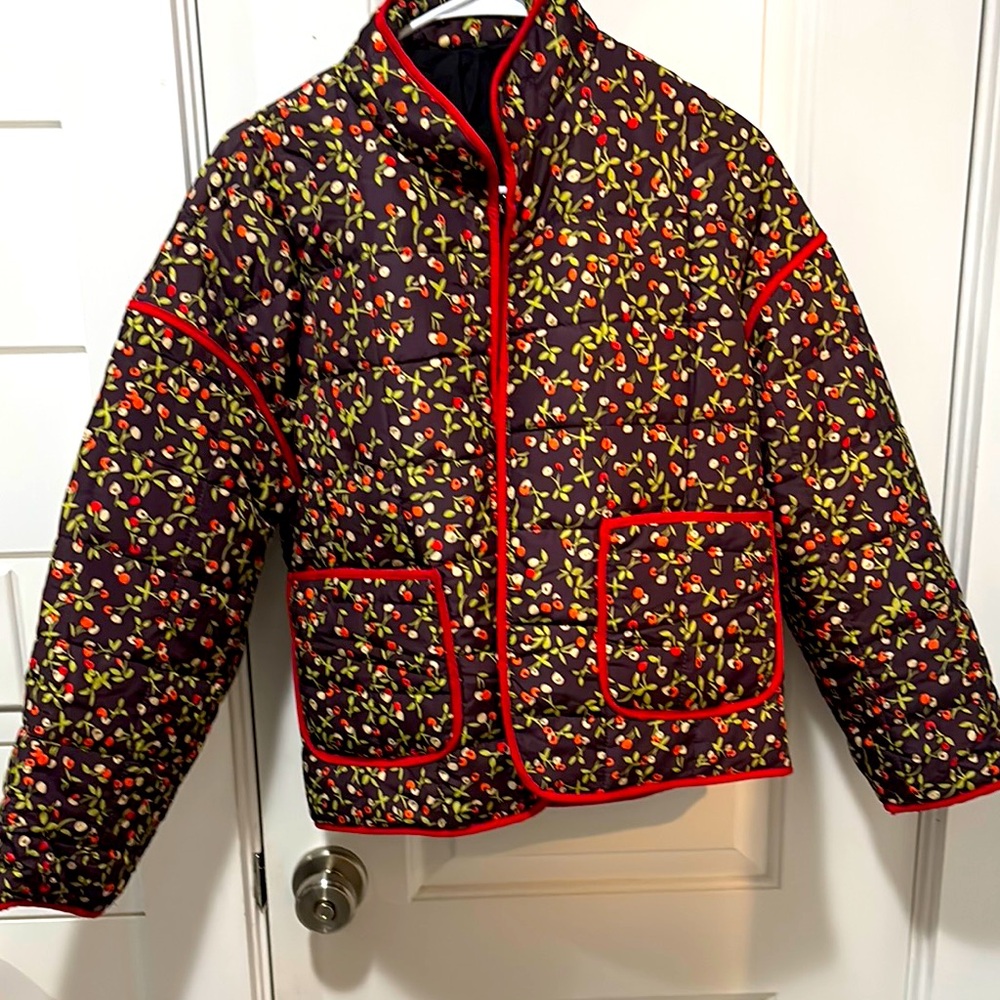 Floral Quilted Bomber